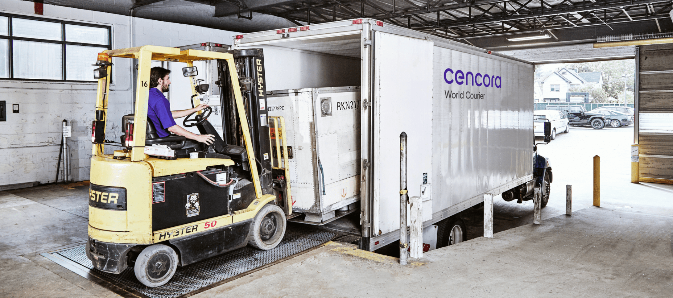 World Courier Cencora delivery truck